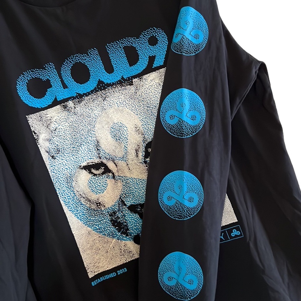 🎊Puma Men’s X Cloud9 Neon Esport Long Sleeve T-shirt👀 - Picture 4 of 8